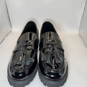 Jones New York Black Tassel Loafers
